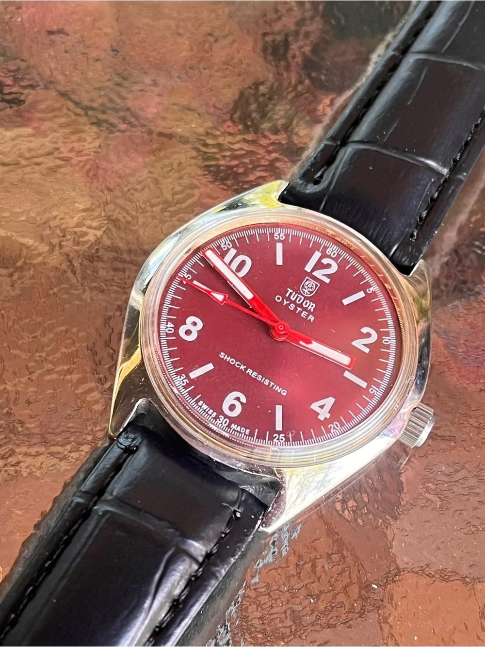 Classic Mens Tudor Manual Wind Wristwatch